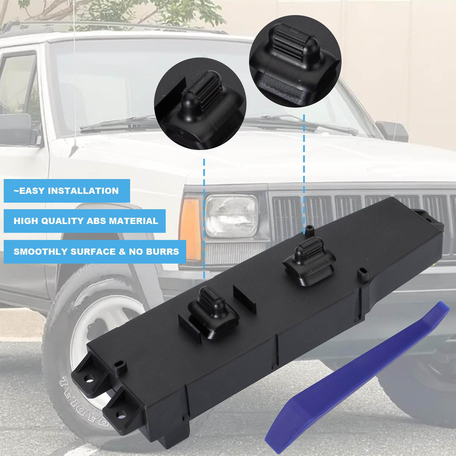 Passenger Window Switch Control Door Lock for Jeep Cherokee 1997-2001 56009451AC