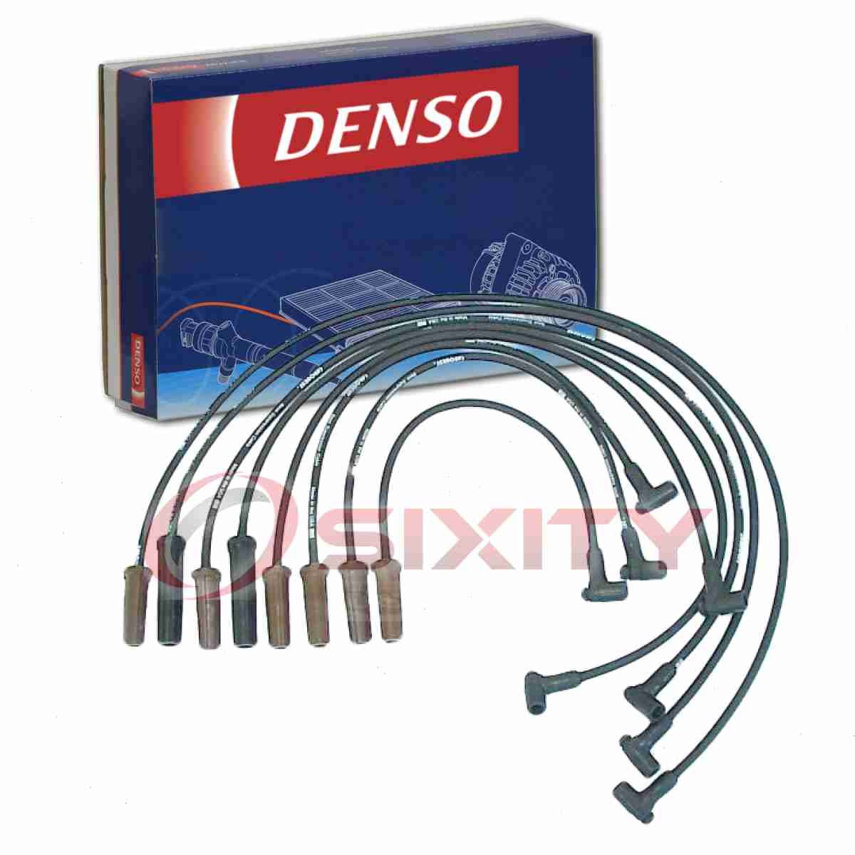 DENSO 671-8014 Spark Plug Wire Set for XS10207 QW887 MSW1833 CH8836 96289 xg