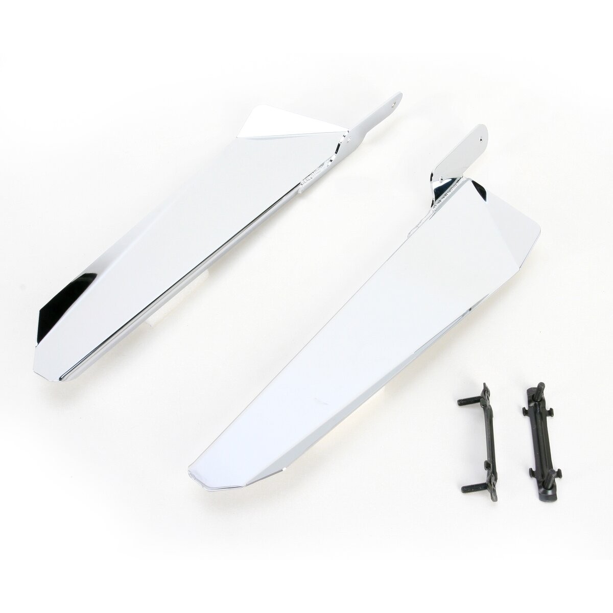 National Cycle 16 in. Chrome Switchblade Windshield Lowers – N76609
