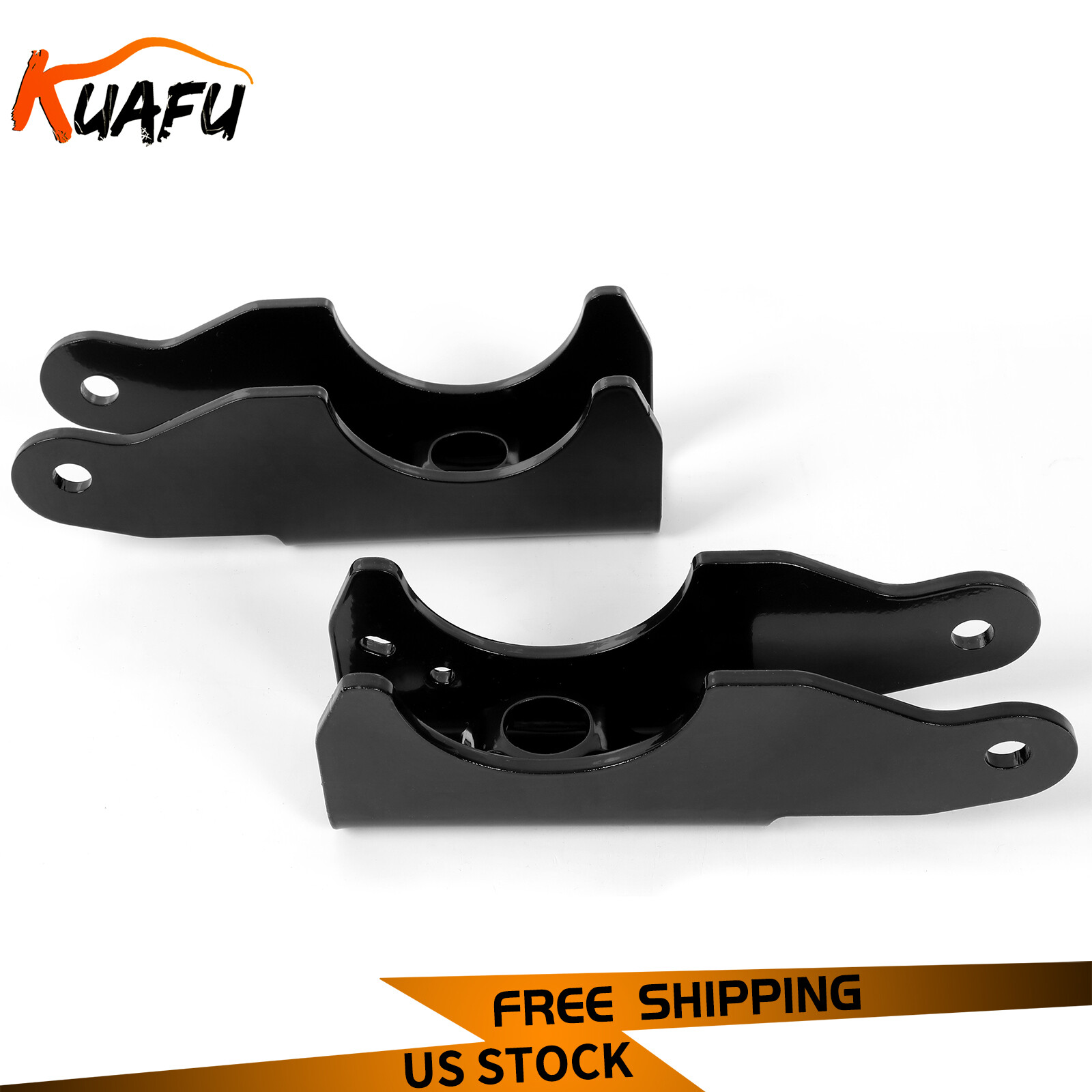 For 99-05 Ford F250 F350 Super Duty Rear Lower Shock Mounts On Axle Left&Right