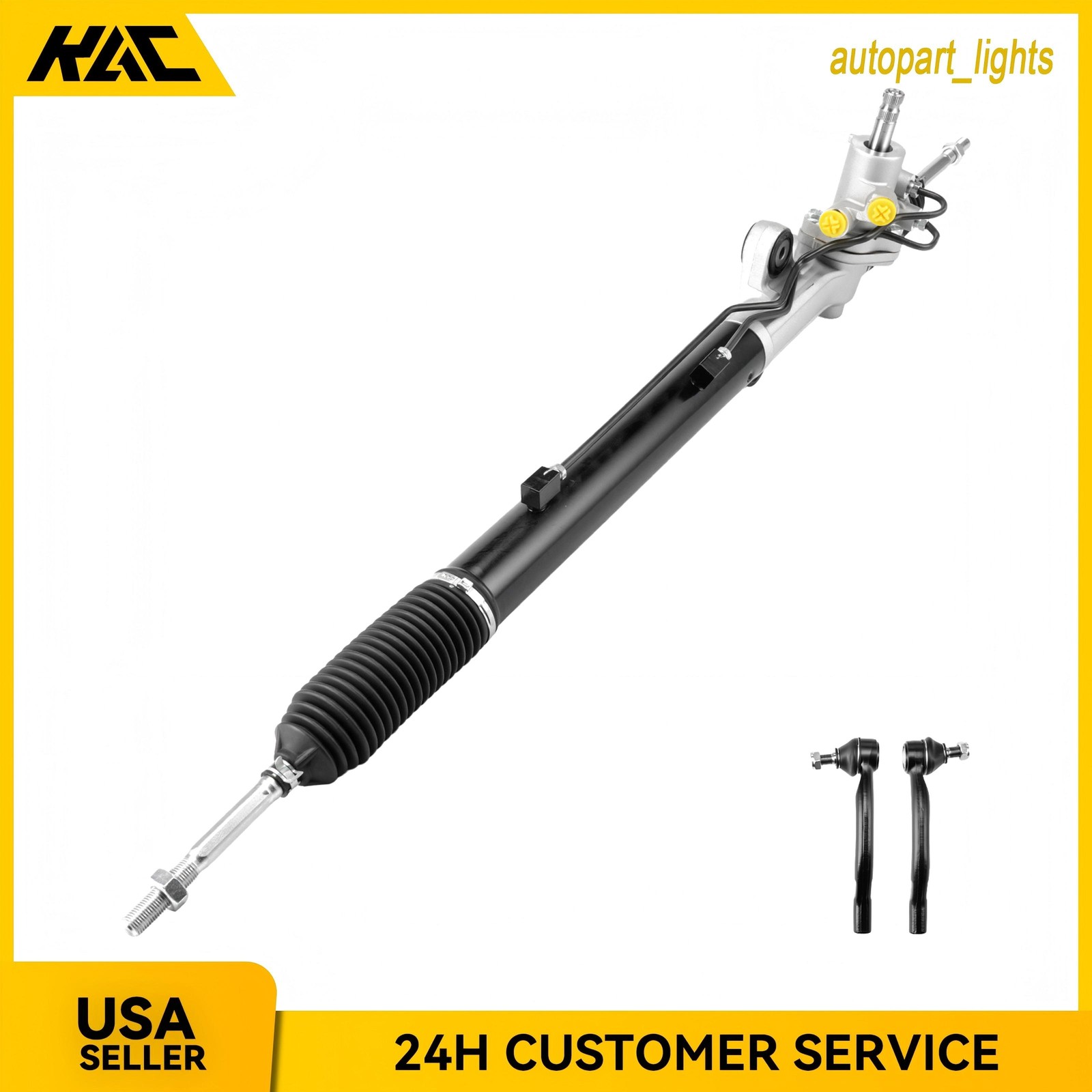 Power Steering Rack & Pinion Outer Tie Rod Ends For 2003-2006 Acura MDX 262722