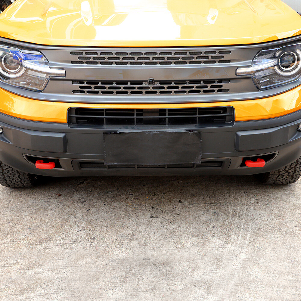 ?For Ford Bronco Sport 2021+ Front Bumper Towing Hook Cover Trim Protect Decor⭕