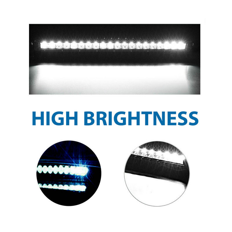 2x 12″inch 450W LED Light Bar Combo+4x 4″in Pods Kit For Jeep For Truck SUV ATV