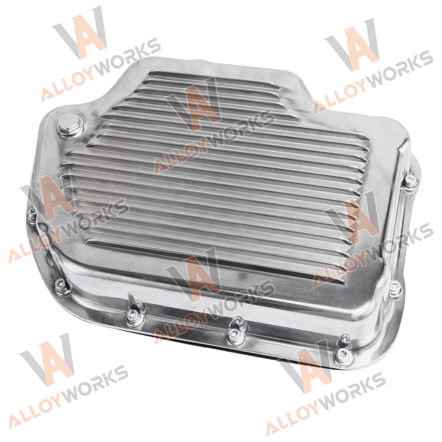 Upgrade Aluminum Transmission Pan For Chevrolet GM Turbo 400 Finned US