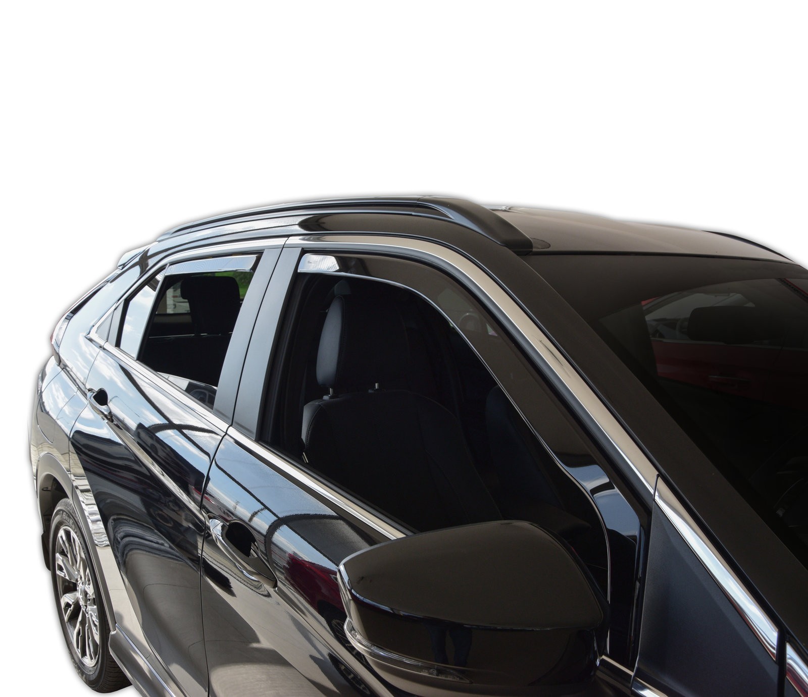 In Channel for Mitsubishi Eclipse Cross 2018-up wind deflectors sun visors 4pcs