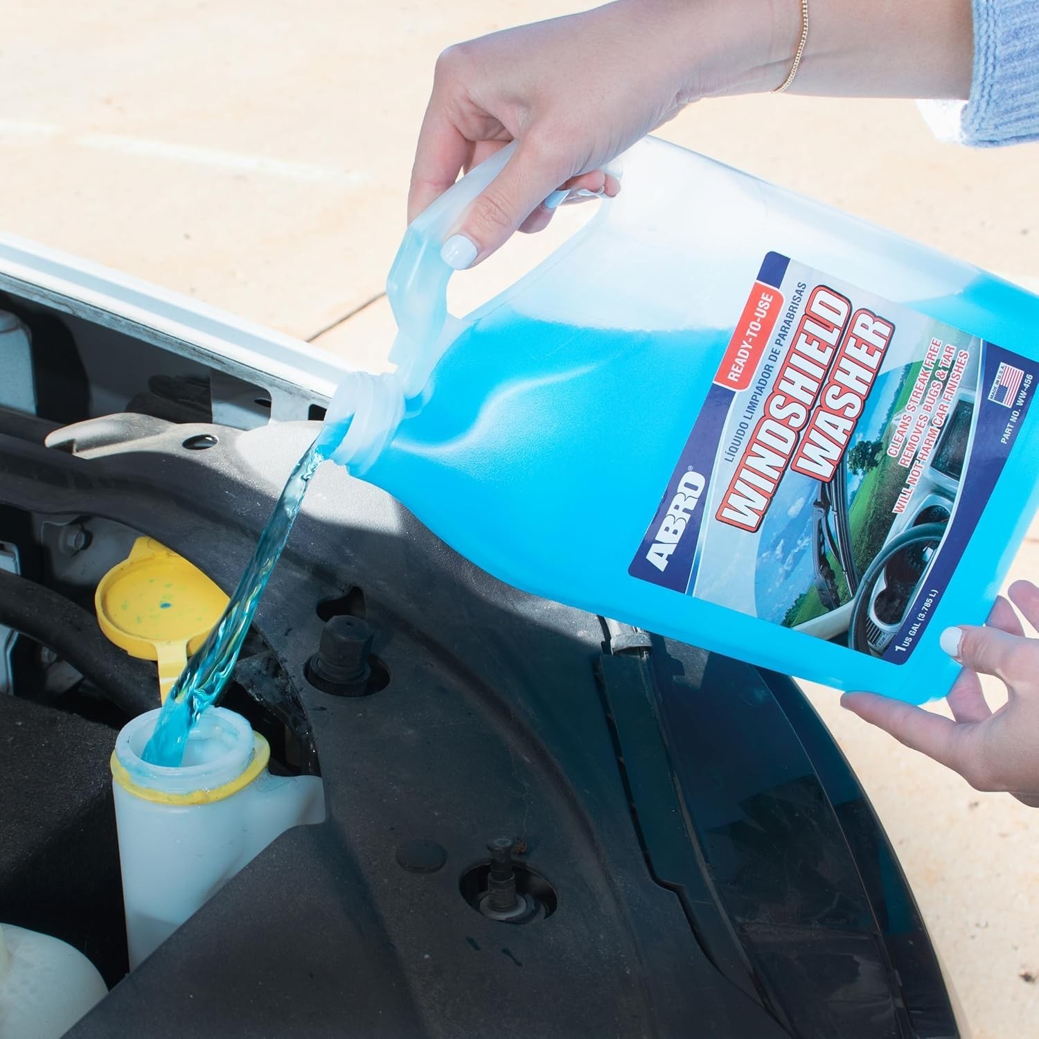 Windshield Washer Fluid Ready to Use Formula – 1 Gallon, Pre-Mixed, Streak-Fr…