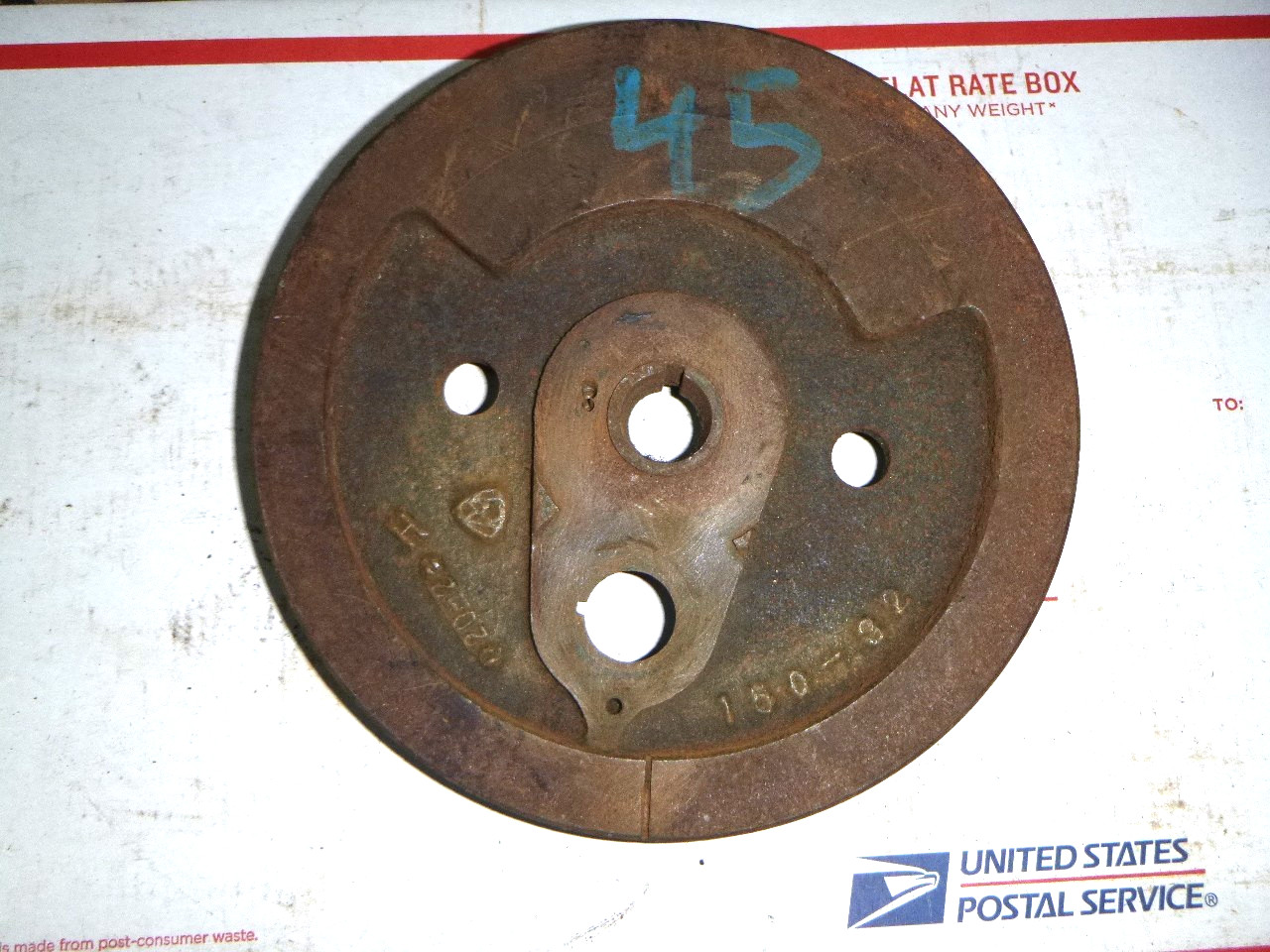 O.E.M. HARLEY DAVIDSON 45″ SPROCKET SIDE FLYWHEEL 150-32 H DATE CODE 20-2