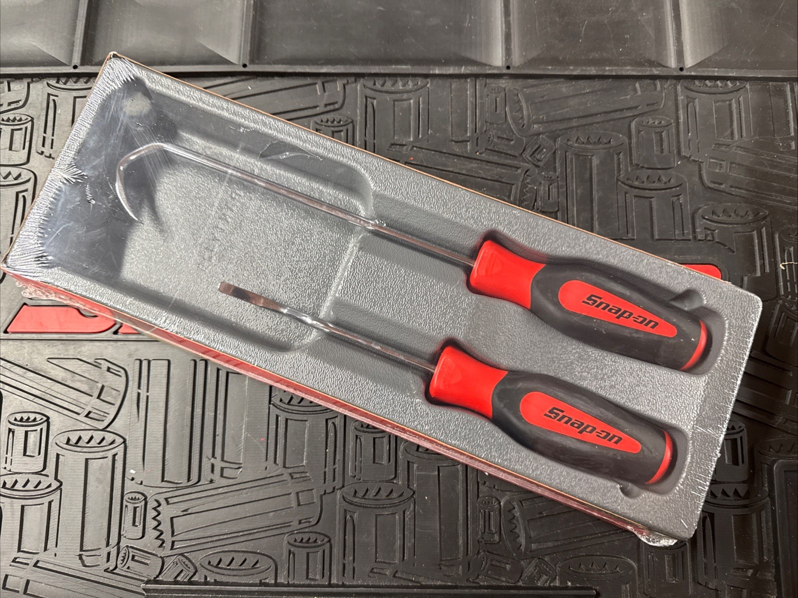 NEW Snap-on SGA102BR RED Instinct Soft Grip Wide Tip Radiator Hose Pick Set