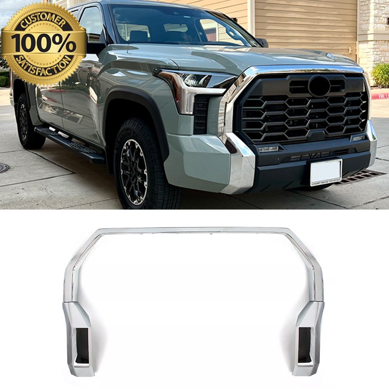NEW Front Bumper Grille Chrome Trim Molding Surround For 2022-2024 Toyota Tundra