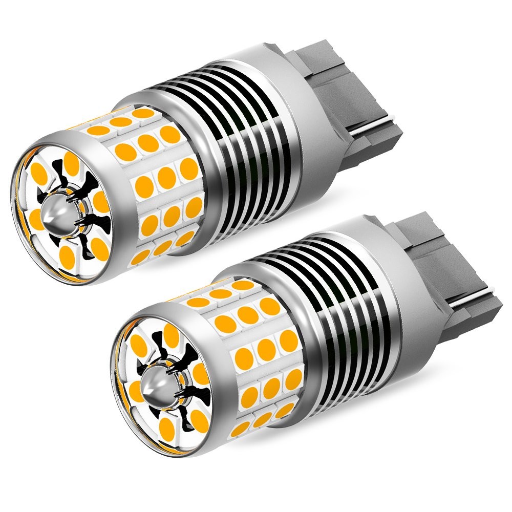 AUXITO 7440 Amber LED Turn Signal Light Bulbs No Hyper Flash Canbus Error Free