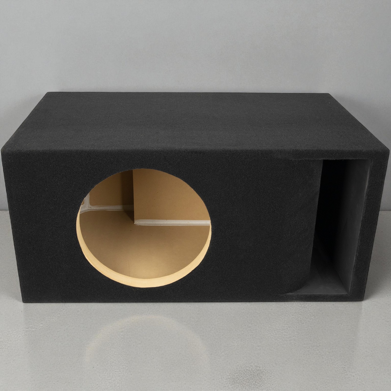 Single Custom Kerf-Ported Sub Woofer Enclosure Box for 15” Subwoofer (2.6 Cu ft)