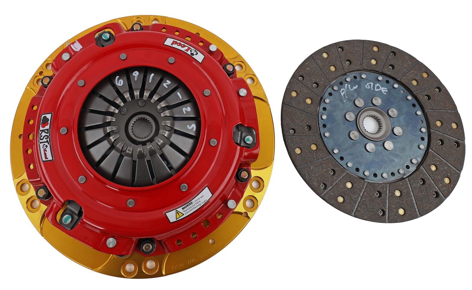 McLeod 6912-25 RST Clutch Organic 23 Spline for 2011-2017 Ford Mustang GT