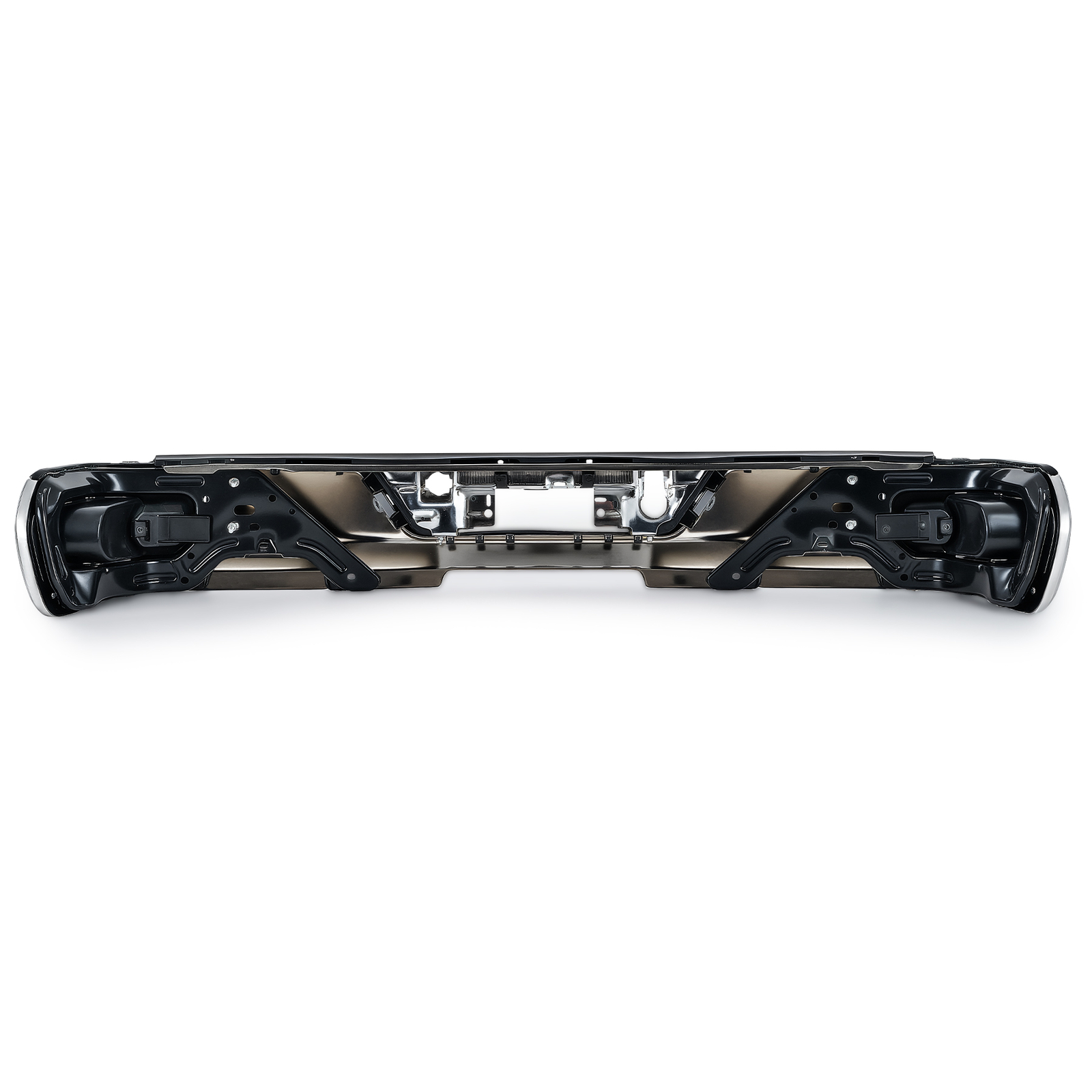 PREENEX NEW Chrome Rear Bumper For 2019-2025 Chevy Silverado GMC Sierra