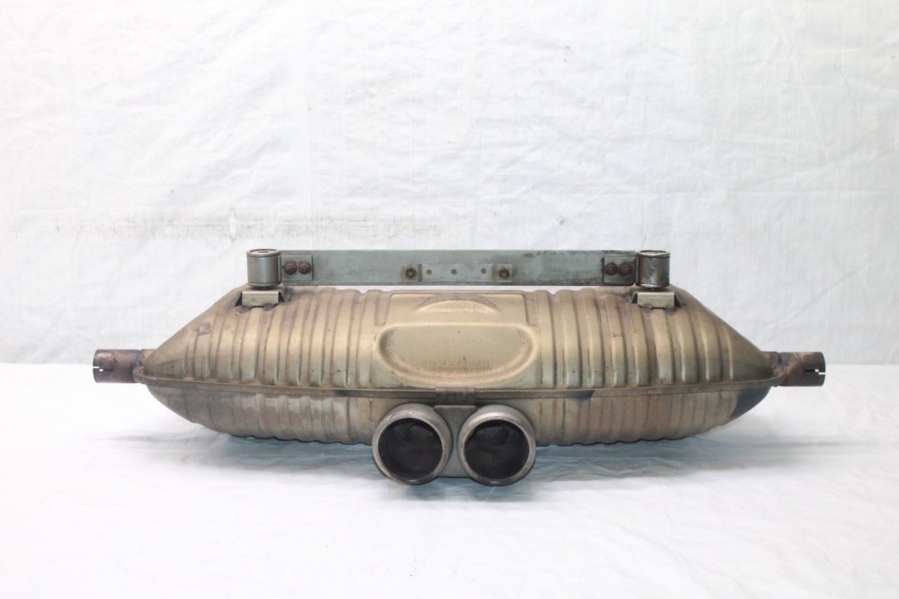 2003 PORSCHE BOXSTER 986 CONV #402 REAR EXHAUST MUFFLER DUAL TIP 3.2L 03-04
