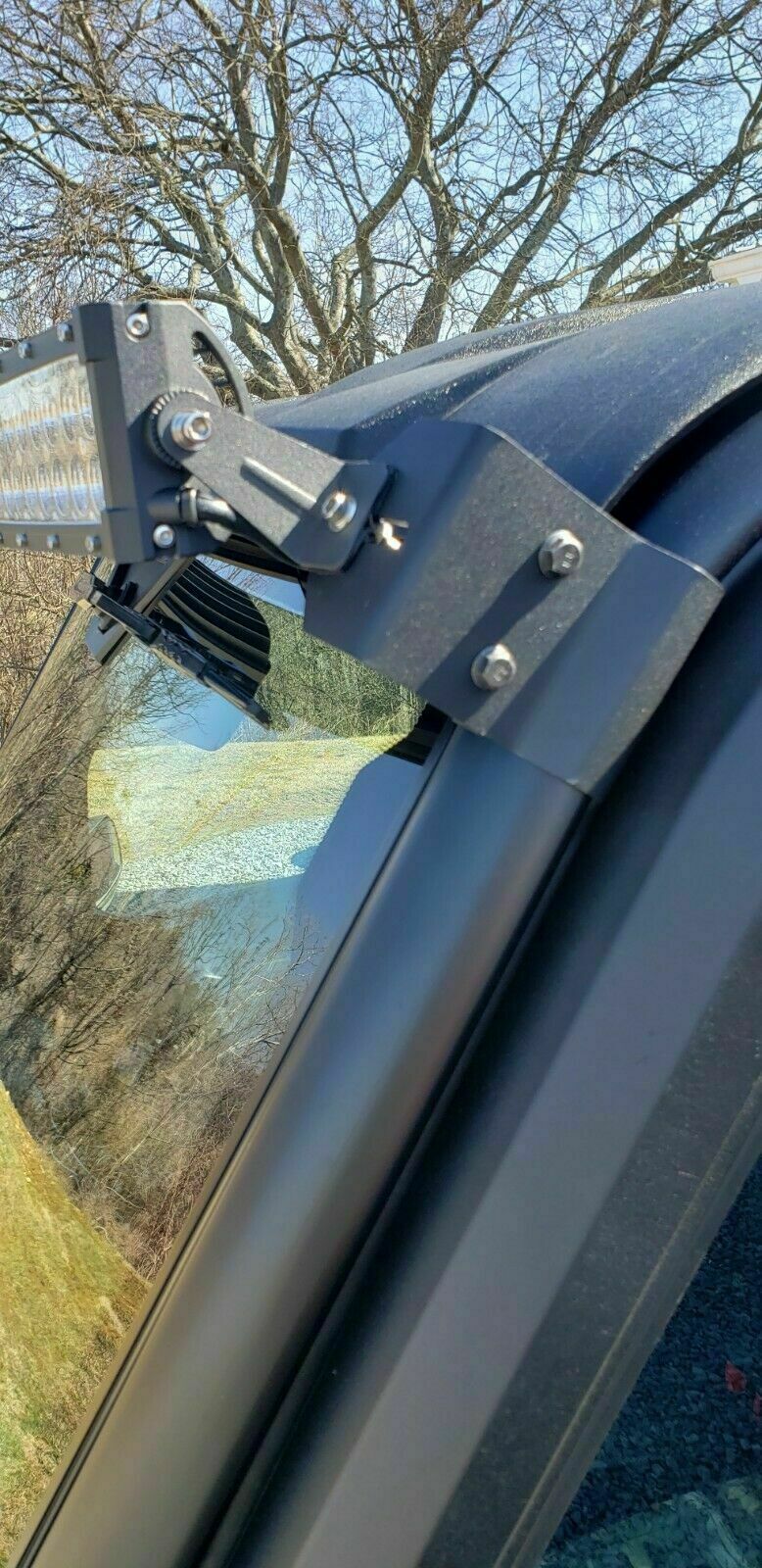 Pro-fit Cage 50” Light Bar LED Pods Bracket For Polaris Ranger XP 570 1000 Crew