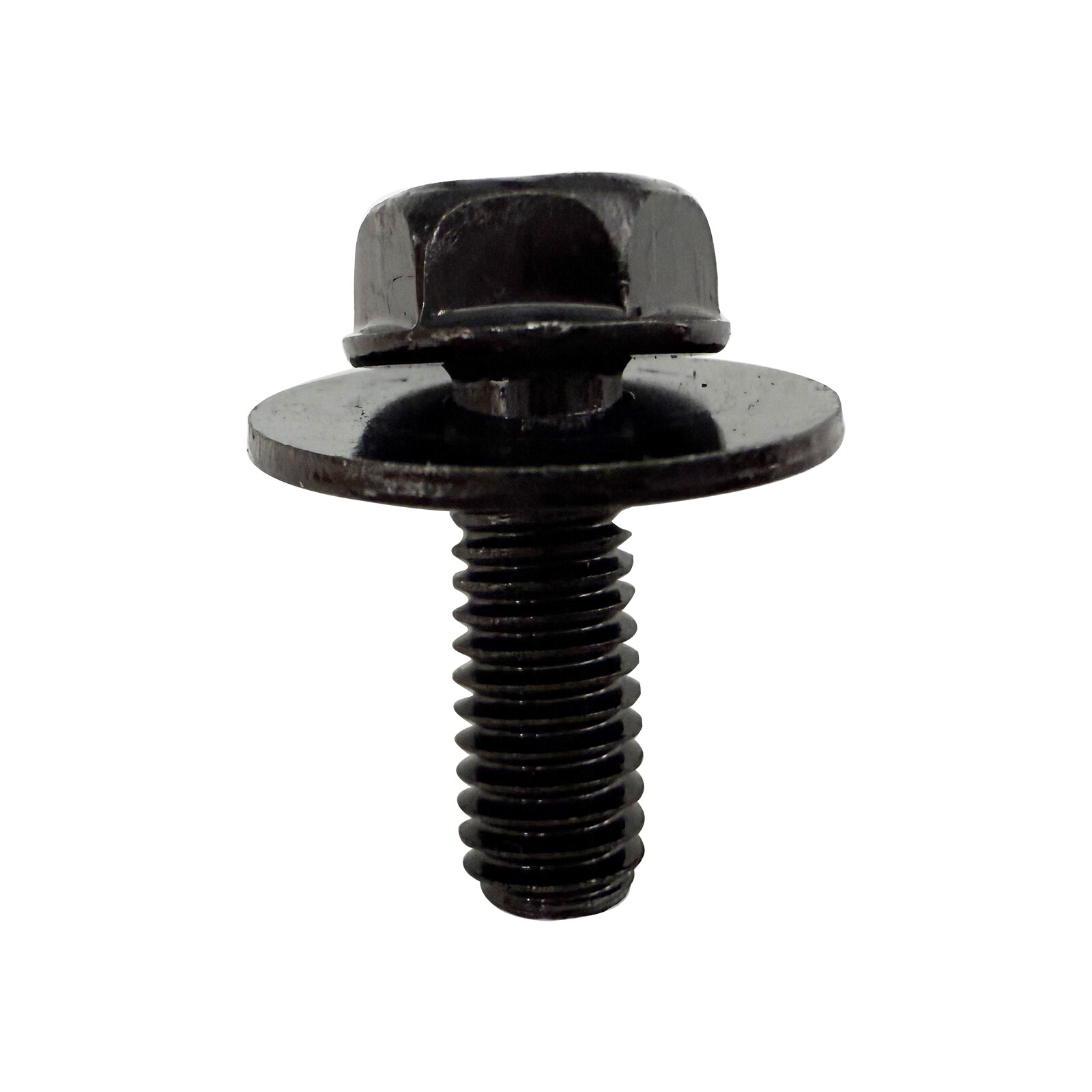 20 x Car Body Bolts Screw Fastener Fender M6-1.0x 16mm Long-10mm Hex-17mm Washer