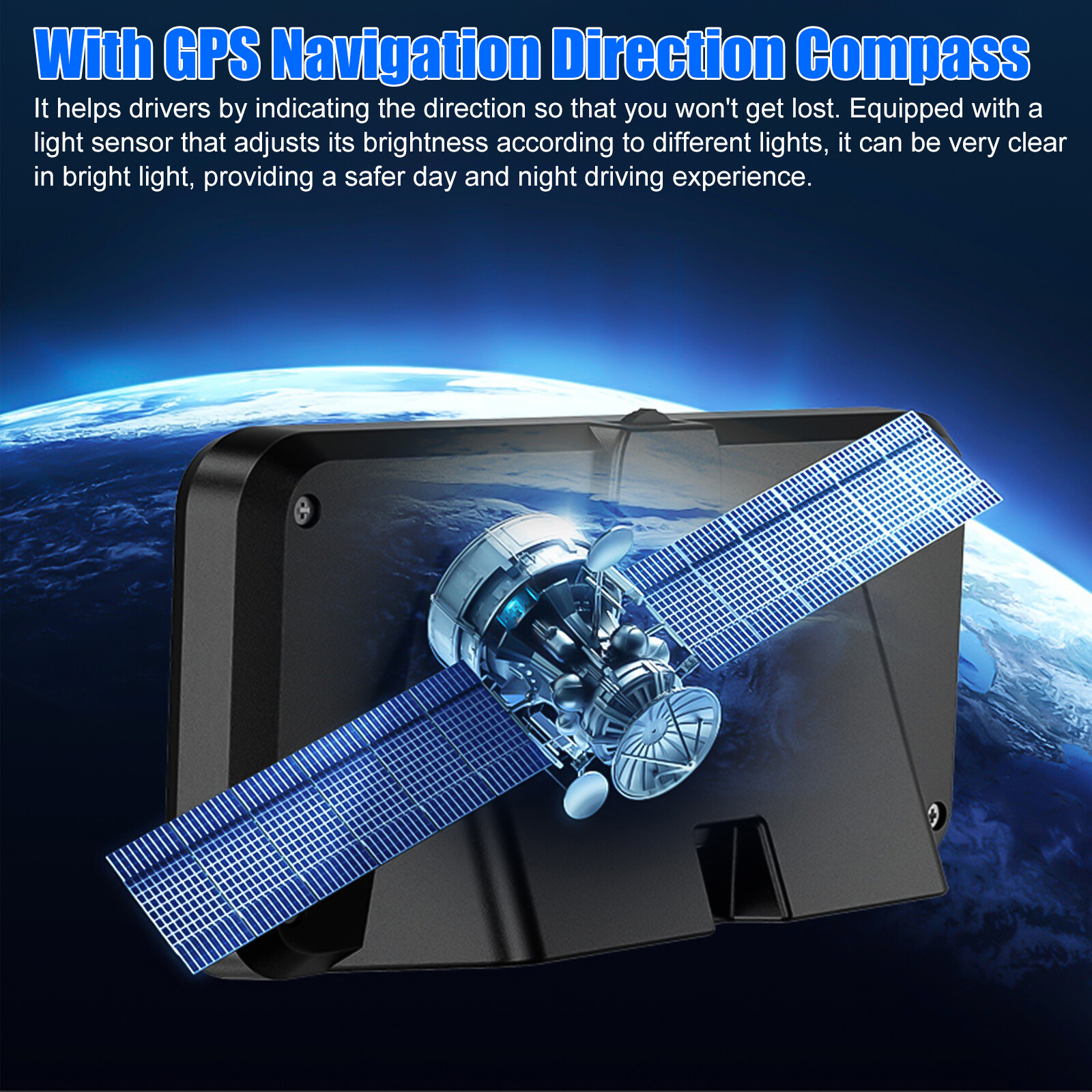 GPS Digital Speedometer Car Truck Motorcycle Head Up Display Odometer HUD MPH