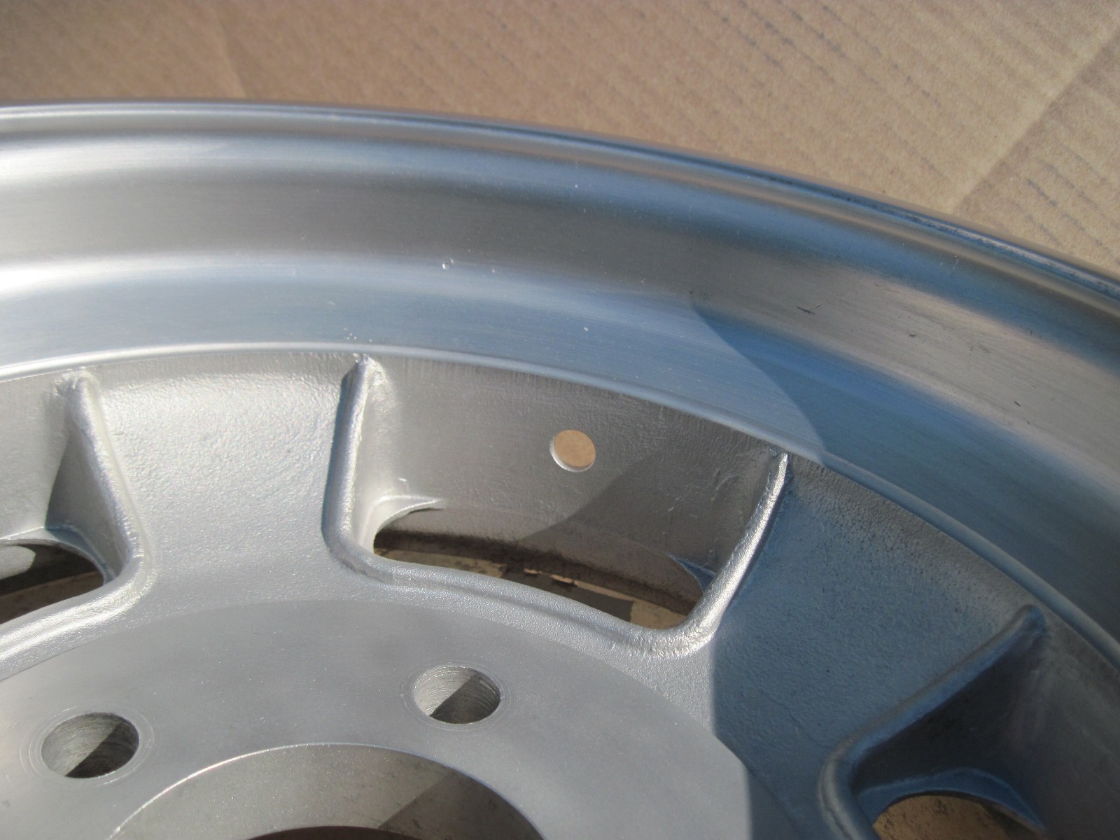 Vtg 1967 RARE Mickey Thompson M/T 14 X 6.5″ MEDALLION Aluminum MAG Wheel GASSER