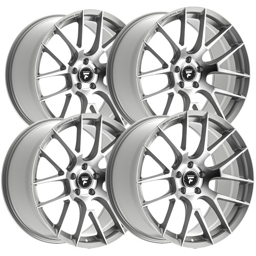 (Set of 4) Fittipaldi 360BS 20×8.5 5×120 +32mm Brushed Wheels Rims 20″ Inch