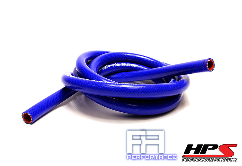 1Feet HPS 1/4″ 6mm High Temp Reinforce Silicone Heater Hose Tube Coolant Blue