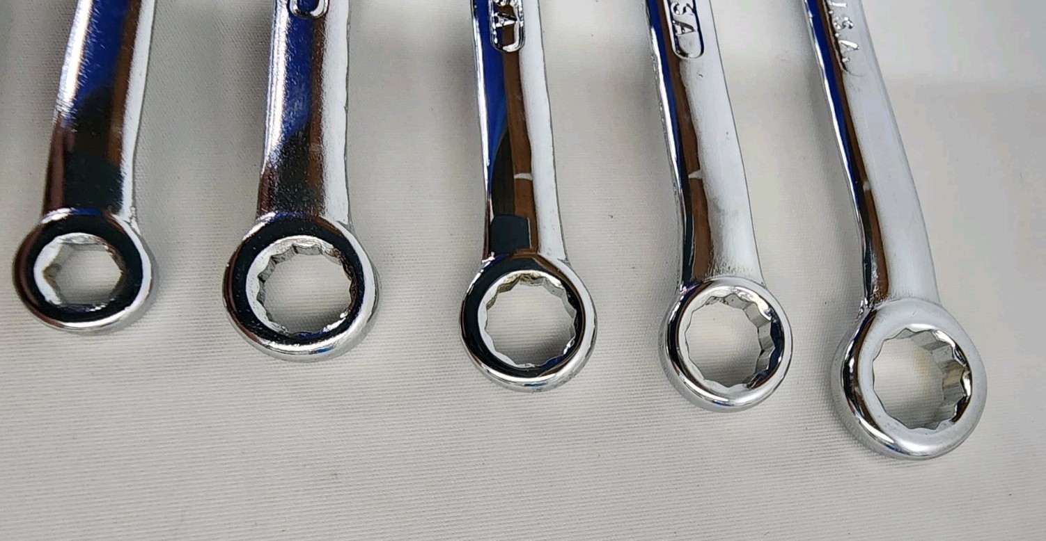 Vintage Wright Tool – NOS Midget Combination SAE 10pc Wrench Set -#787 – NMINT!