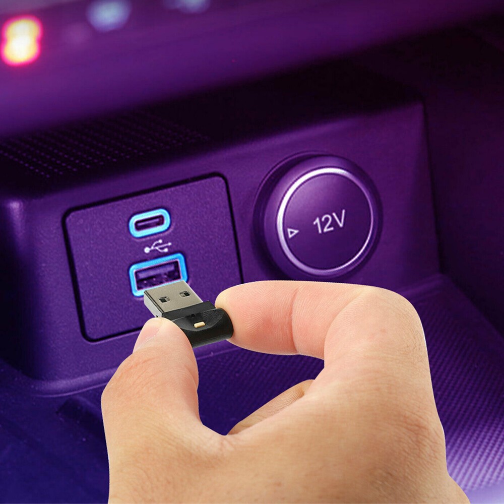 1x Multicolor USB LED Car Interior Neon Atmosphere Ambient Light Accessories