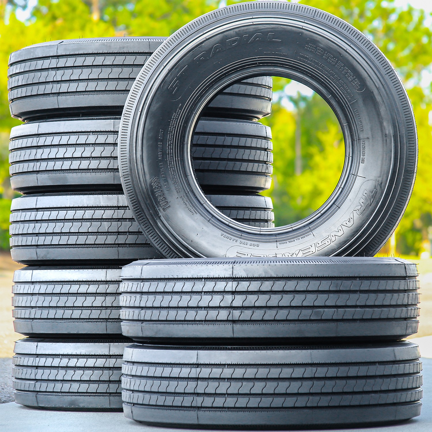 2 Tires 205/90R15 Transeagle ST Radial All Steel Trailer Load F 12 Ply