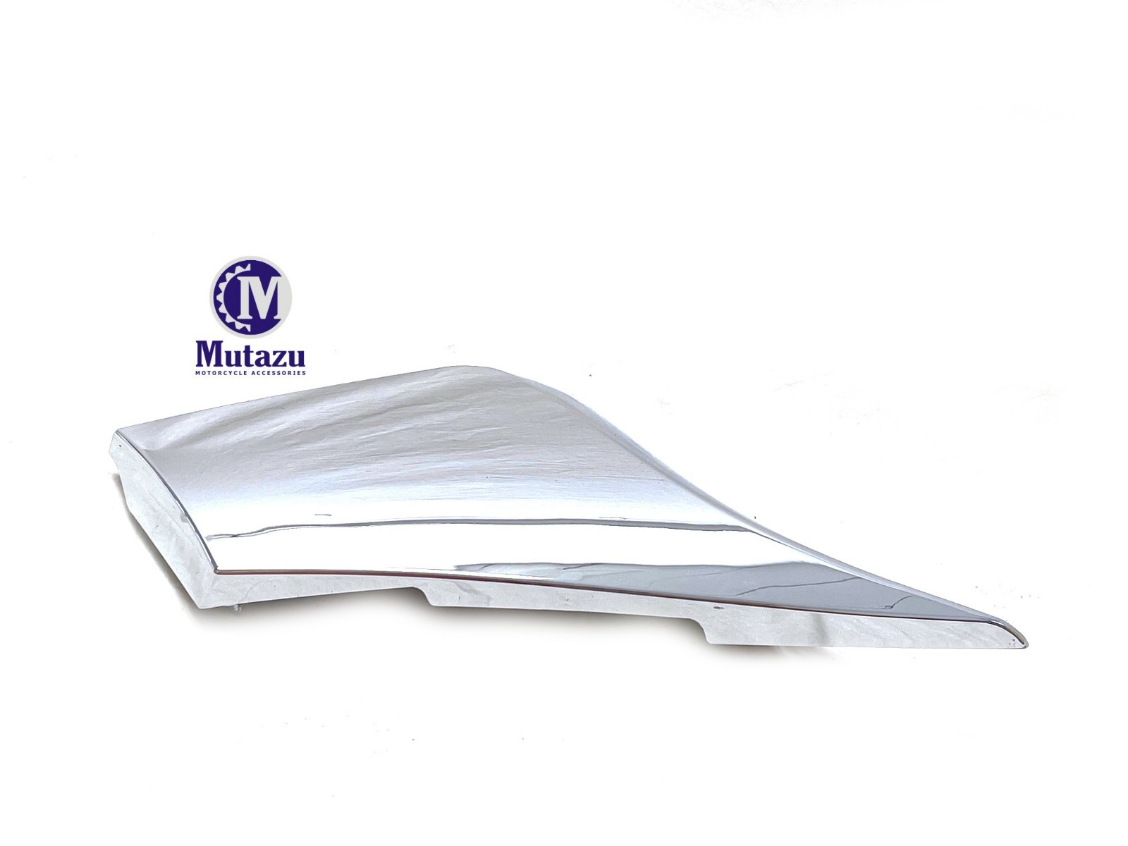 Mutazu Left-Side Chrome ABS Plastic Side Cover for Victory Cross Country Road