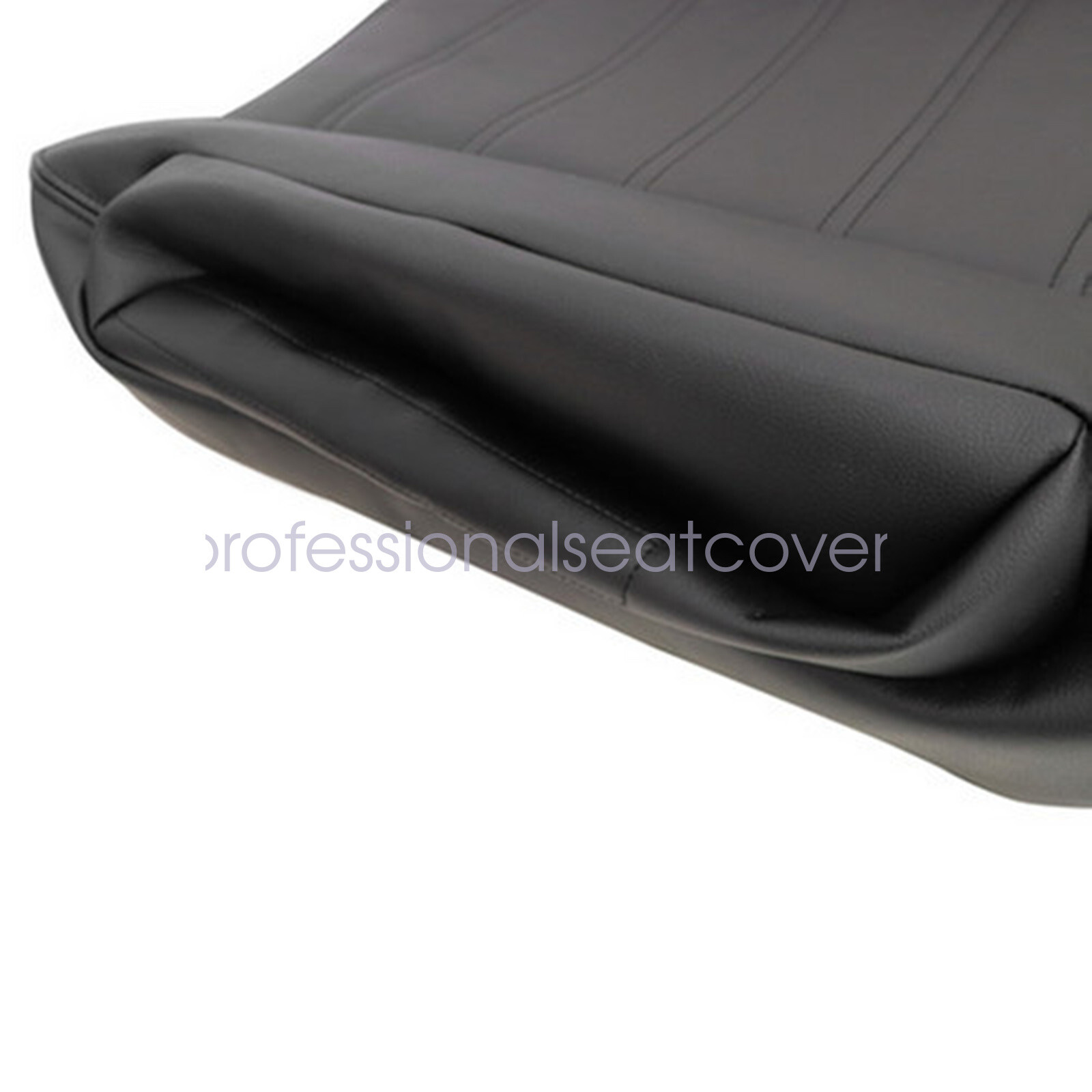 Replacement Driver & Passenger Bottom-Top Seat Cover Black For 03-07 Hummer H2