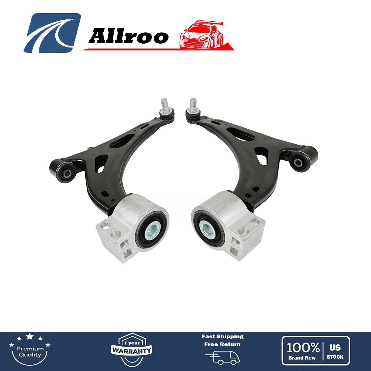 Fit For Chevrolet Impala 2014-2020 Front Left and Right Side Lower Control Arm