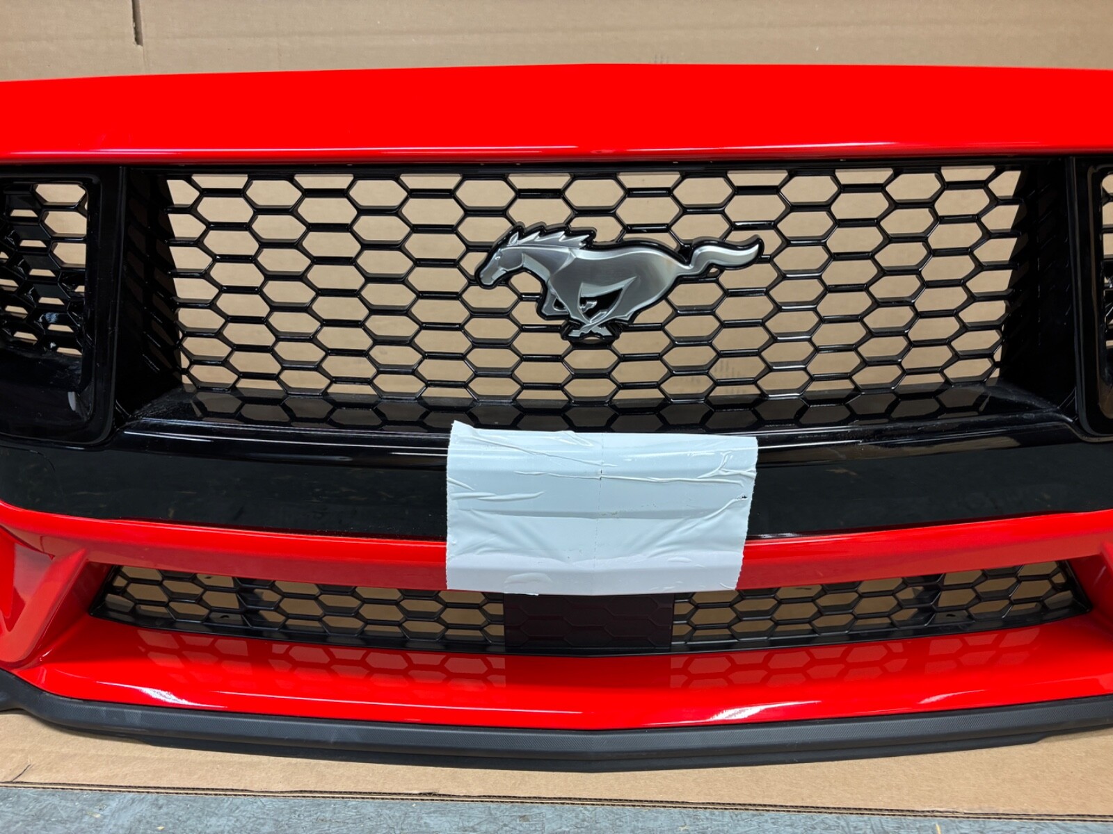OEM Take Off 2024-2025 Ford Mustang GT S650 Front Bumper Cover RACE RED