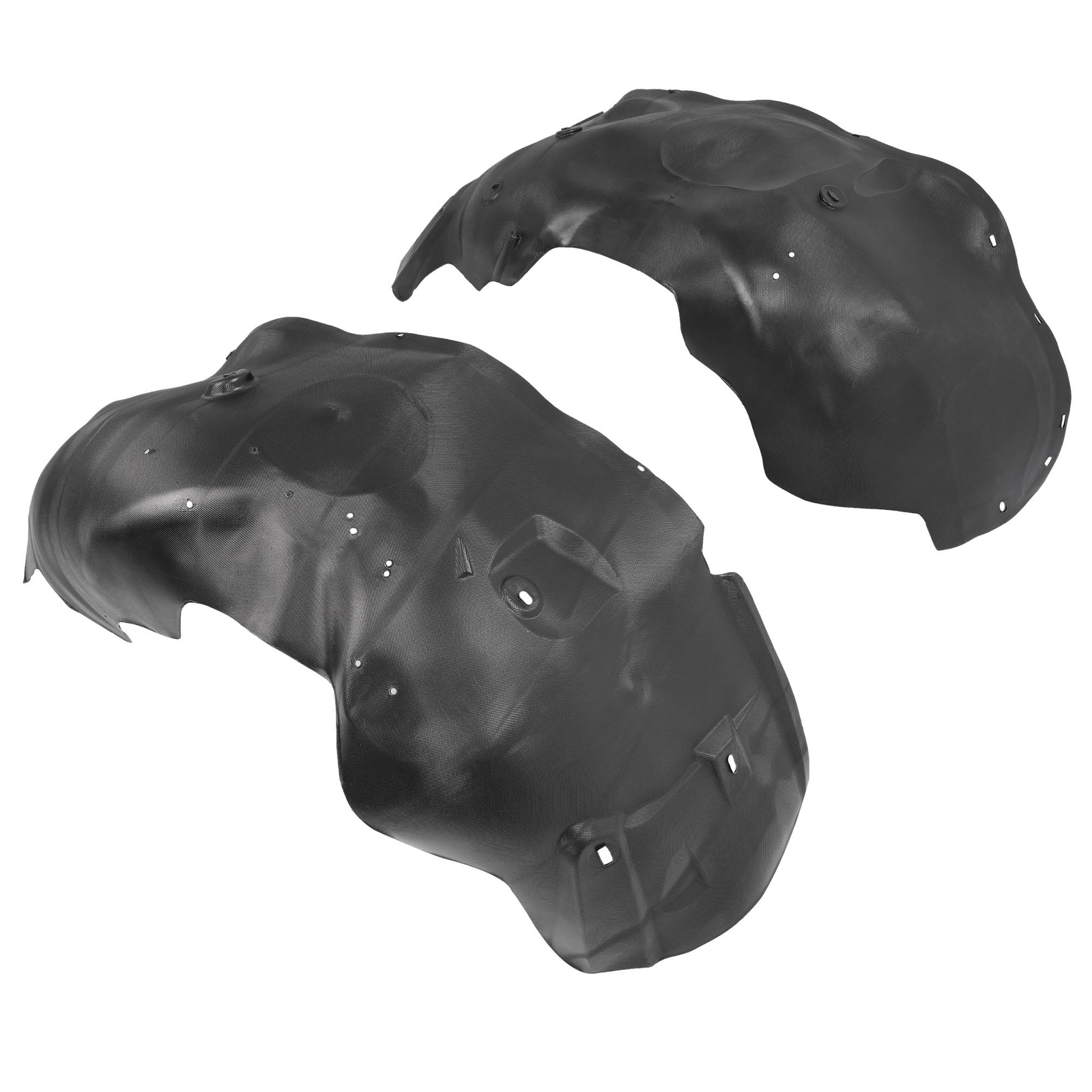 Front Driver & Passenger Side Inner Fender Liners For 07-13 Chevy Silverado 1500