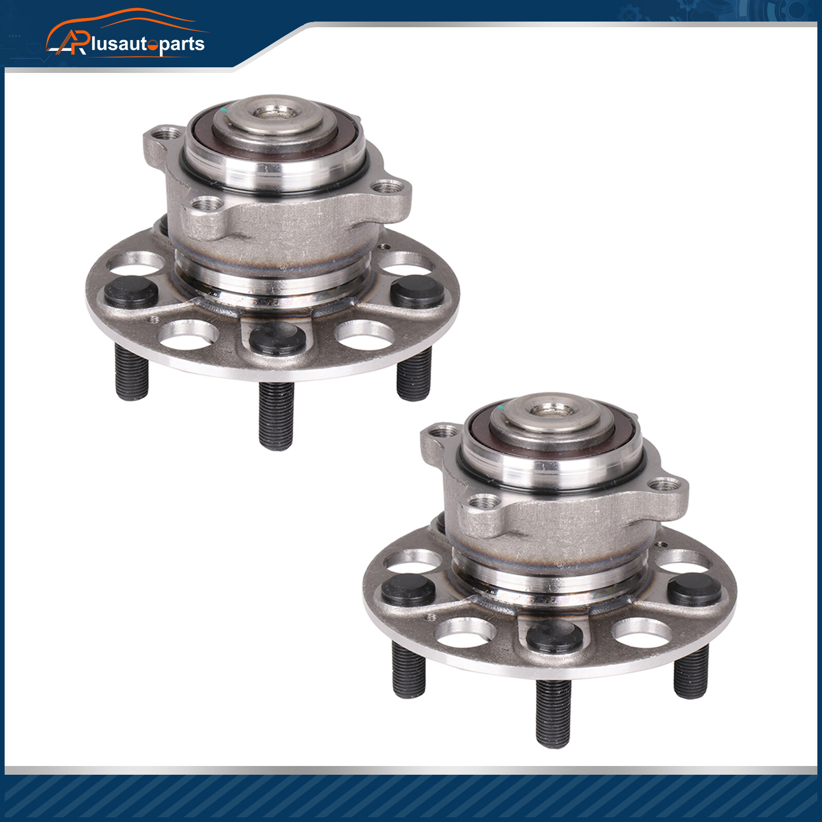 Pair Rear Wheel Bearing Hub Fits 2009 2010 2011 2012 2013 2014 Acura TL Base FWD