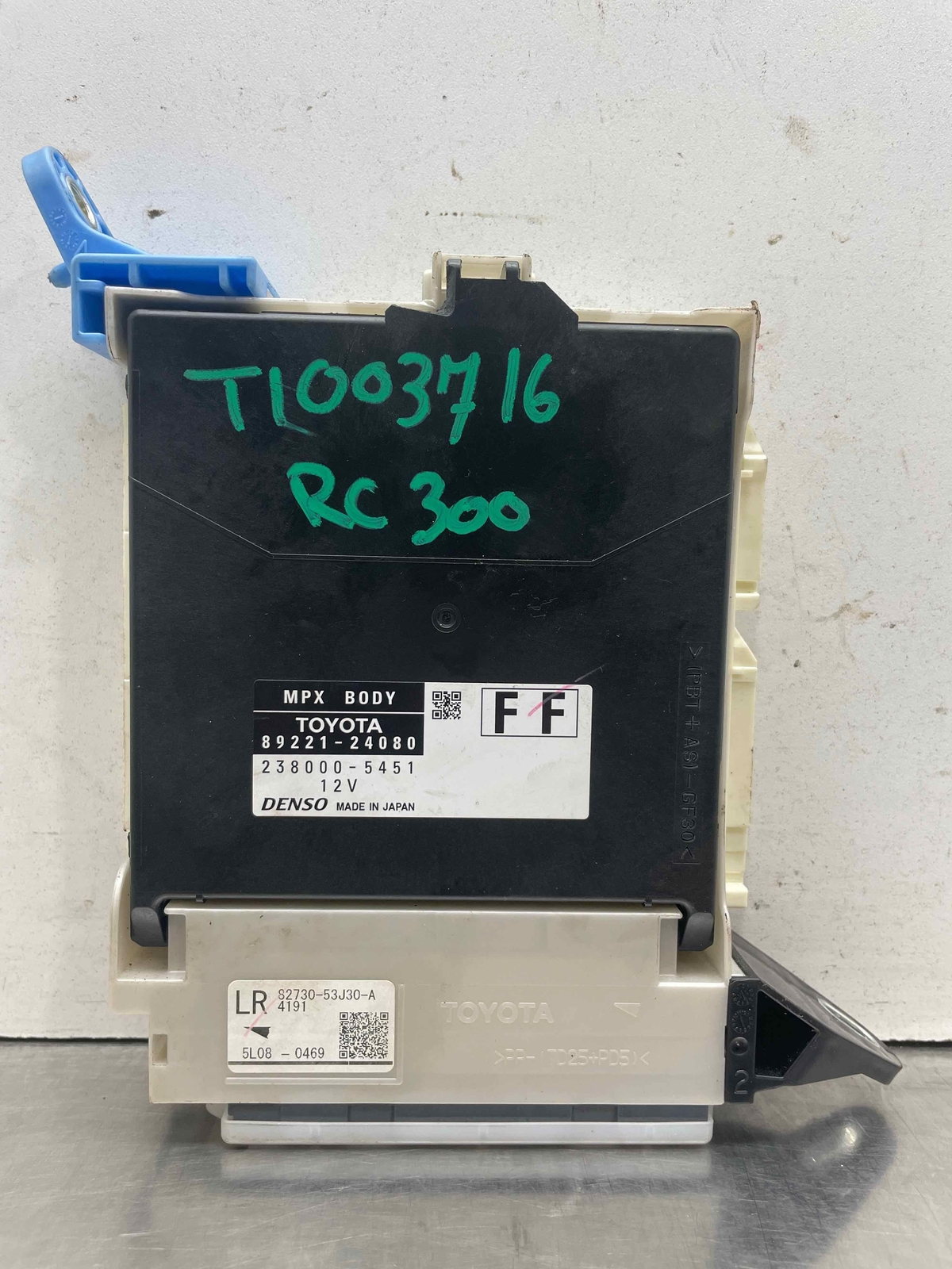 2016 Lexus RC300 Network Gateway Control Computer Module Unit OEM 89221-24080