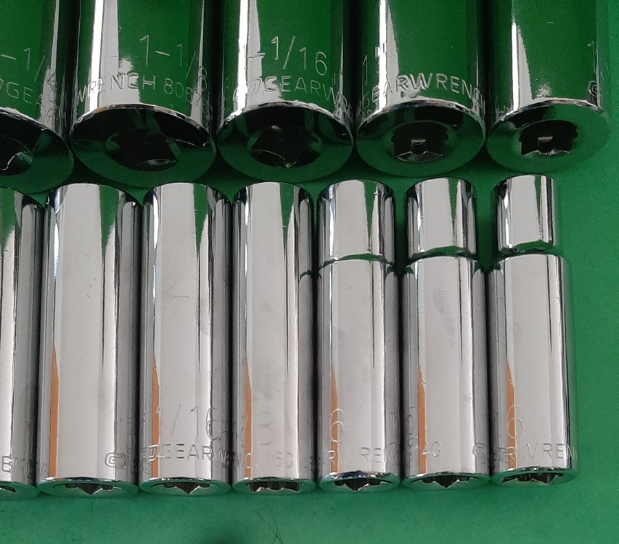 NEW GEARWRENCH 30pc 1/2″ Drive 6pt Point Shallow & Deep SAE Socket Set to 1-1/2″