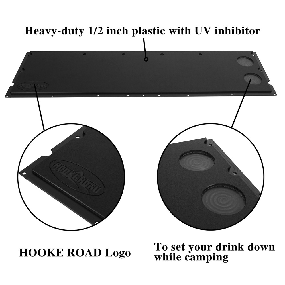 FIT TOYOTA TACOMA 2005-2023 TAILGATE PROTECTIVE PANEL REPLACEMENT FRAME BLACK