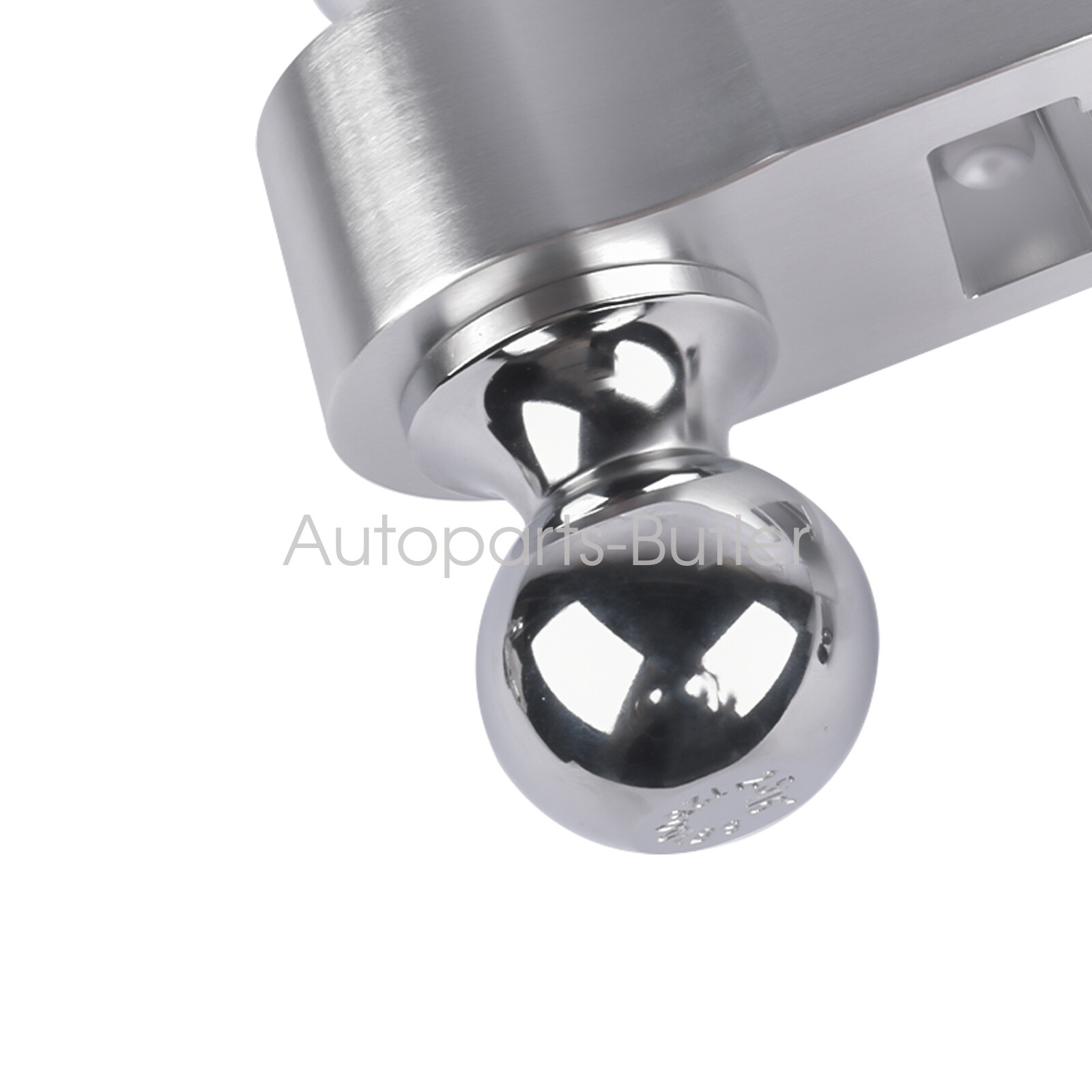 2″ Receiver 4″ Drop Rise Adjustable Towing Hitch Tri-Ball Mount Trailer 12500 lb