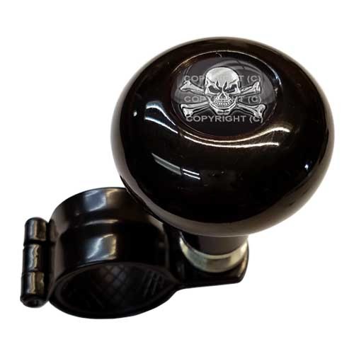 Black Steering Wheel Suicide Spinner Power Handle Knob Car & Truck – SKULL BONES