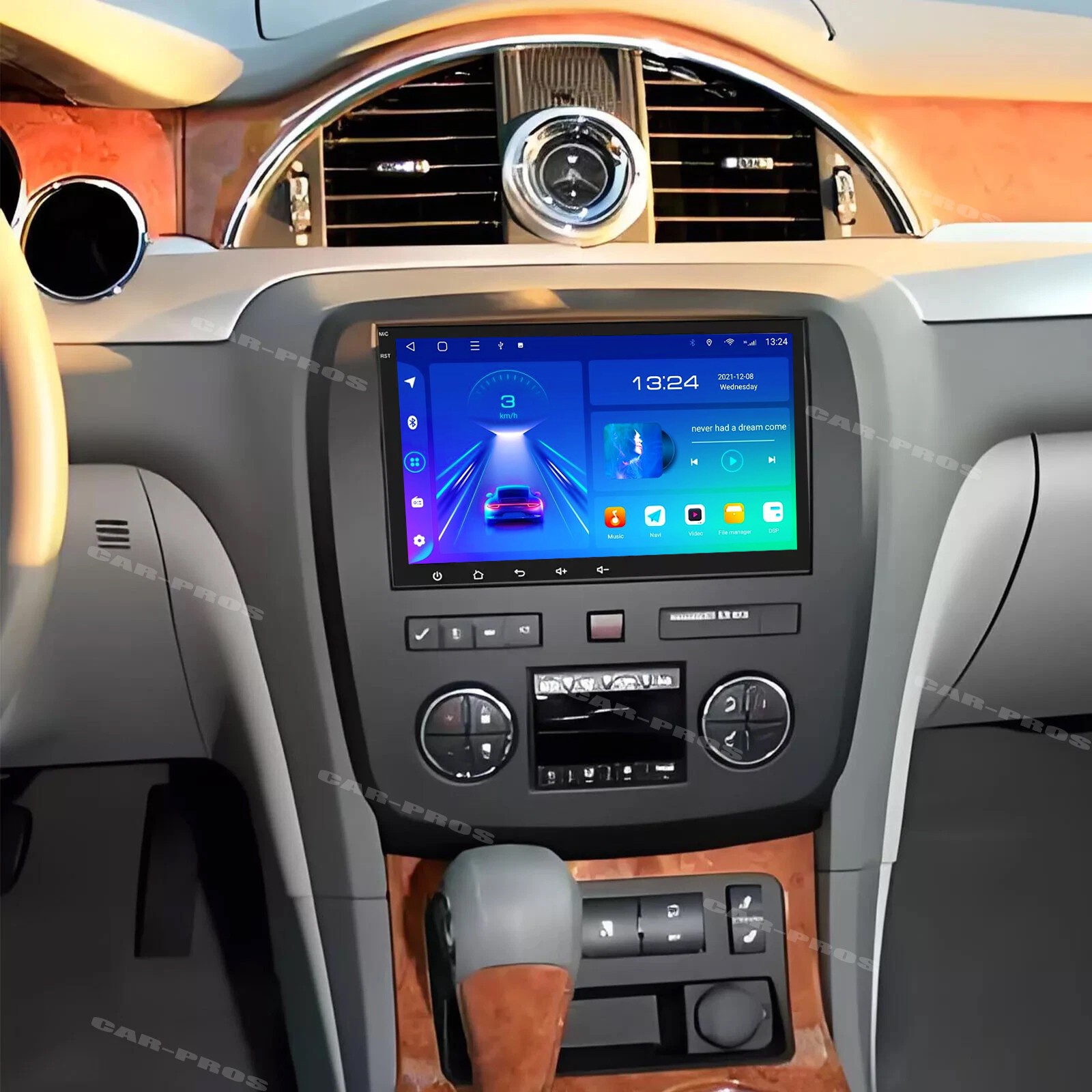 For 2008-2012 Buick Enclave Android 14.0 Apple Carplay Car GPS Stereo Radio