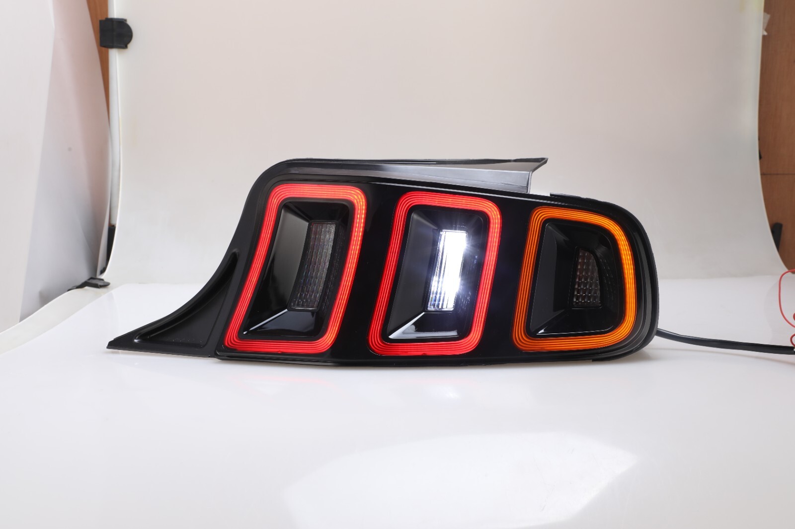 Tail Lights Red LED Sequential For 2010-14 Ford Mustang Signal Brake Lamps Pair
