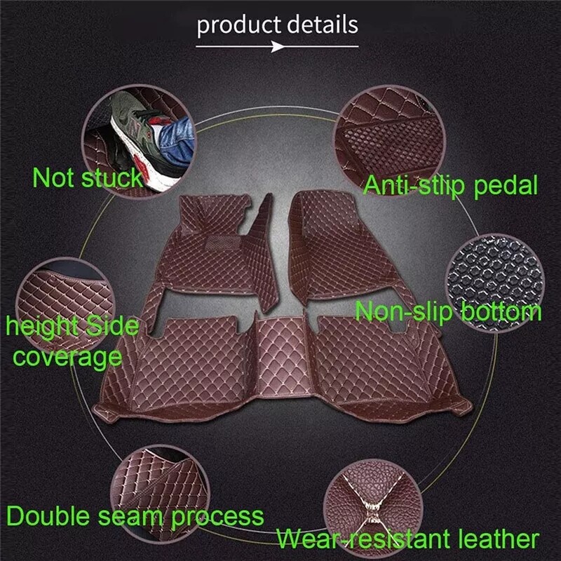 For Infiniti QX30 QX50 QX56 QX60 QX70 QX80 Car Floor Mats Cargo Liner Waterproof