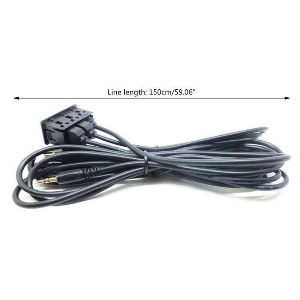 Car Dashboard Mount Type C USB Ports AUX Extension Panel Cable Adapter 150CM