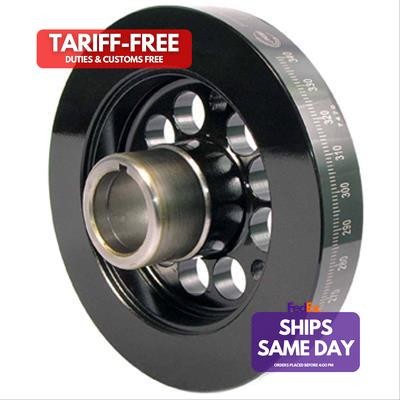 Power Bond PB1012SS, One Black Sbc 6.25In. Steel Harmonic Balancer – Sfi Perform