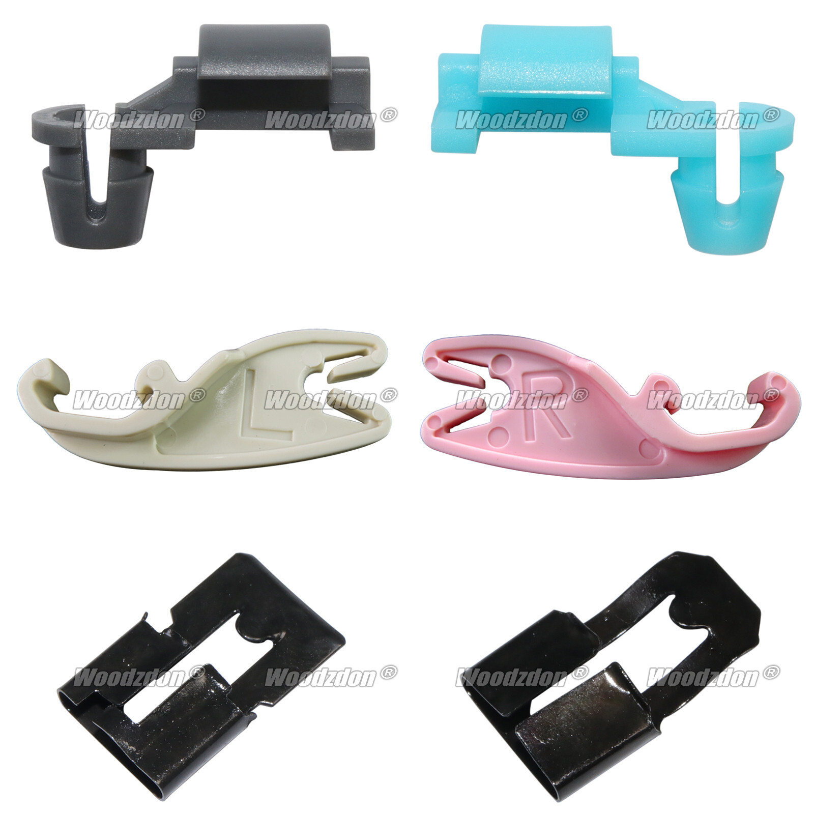 224pc Door Lock Rod Clip Assortment Tailgate Handle for GM for Ford for Chrysler