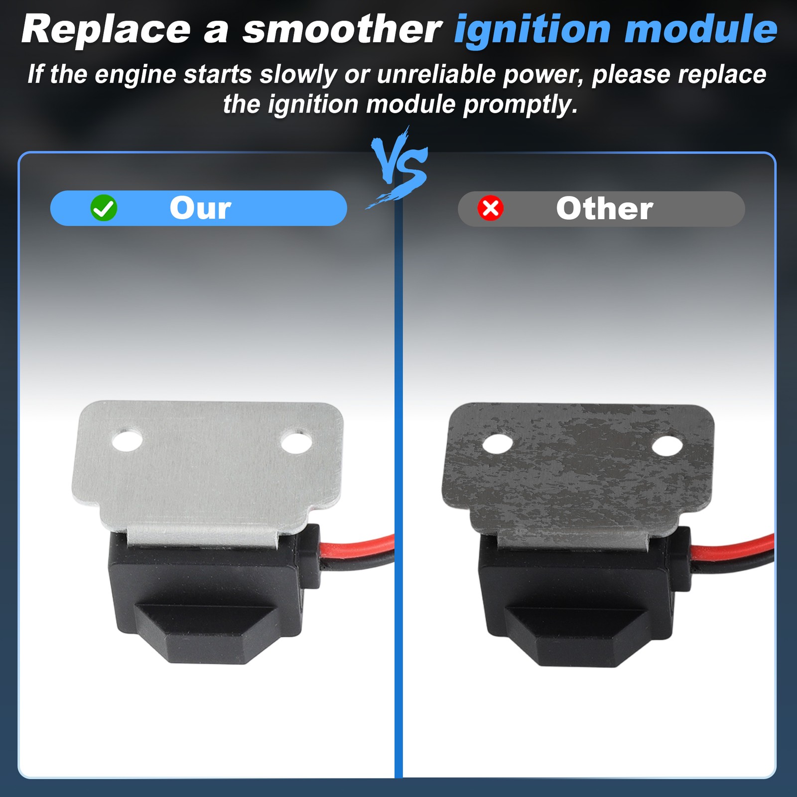 1660821 Ignition Module for John Deere 316 317 318 420 with P218G P220G Engines