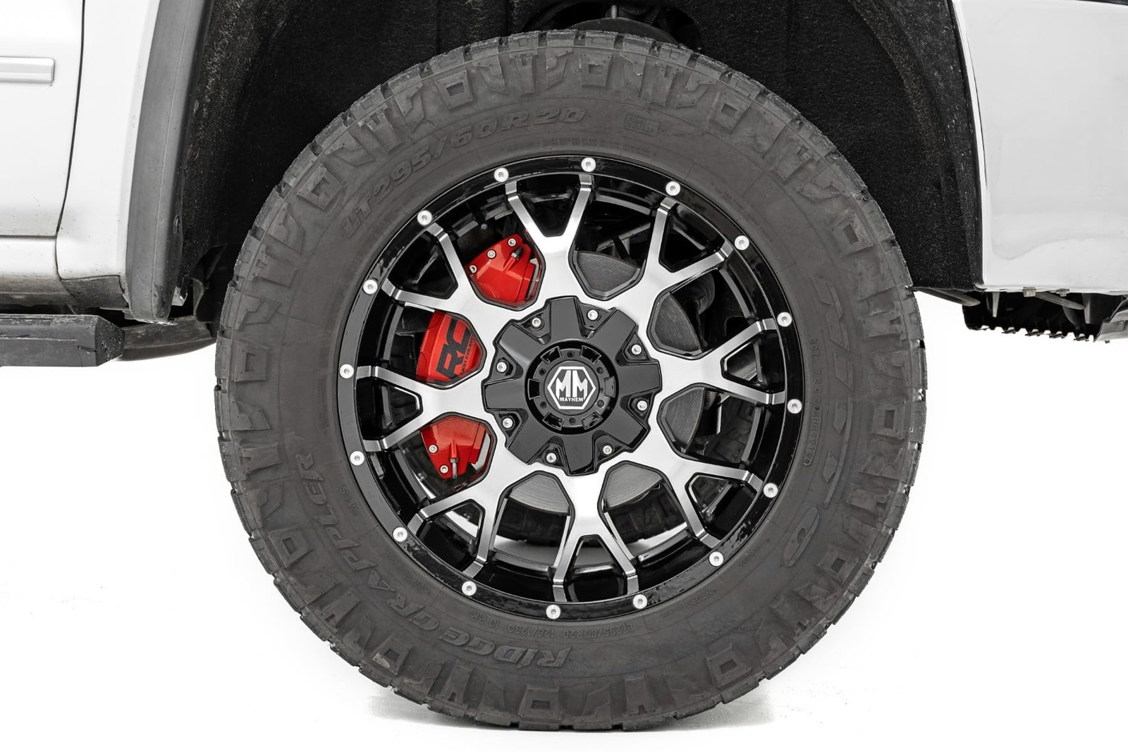 Rough Country Brake Caliper Covers , 6061-T6 Aluminum, Caliper Cover (Set of 4)