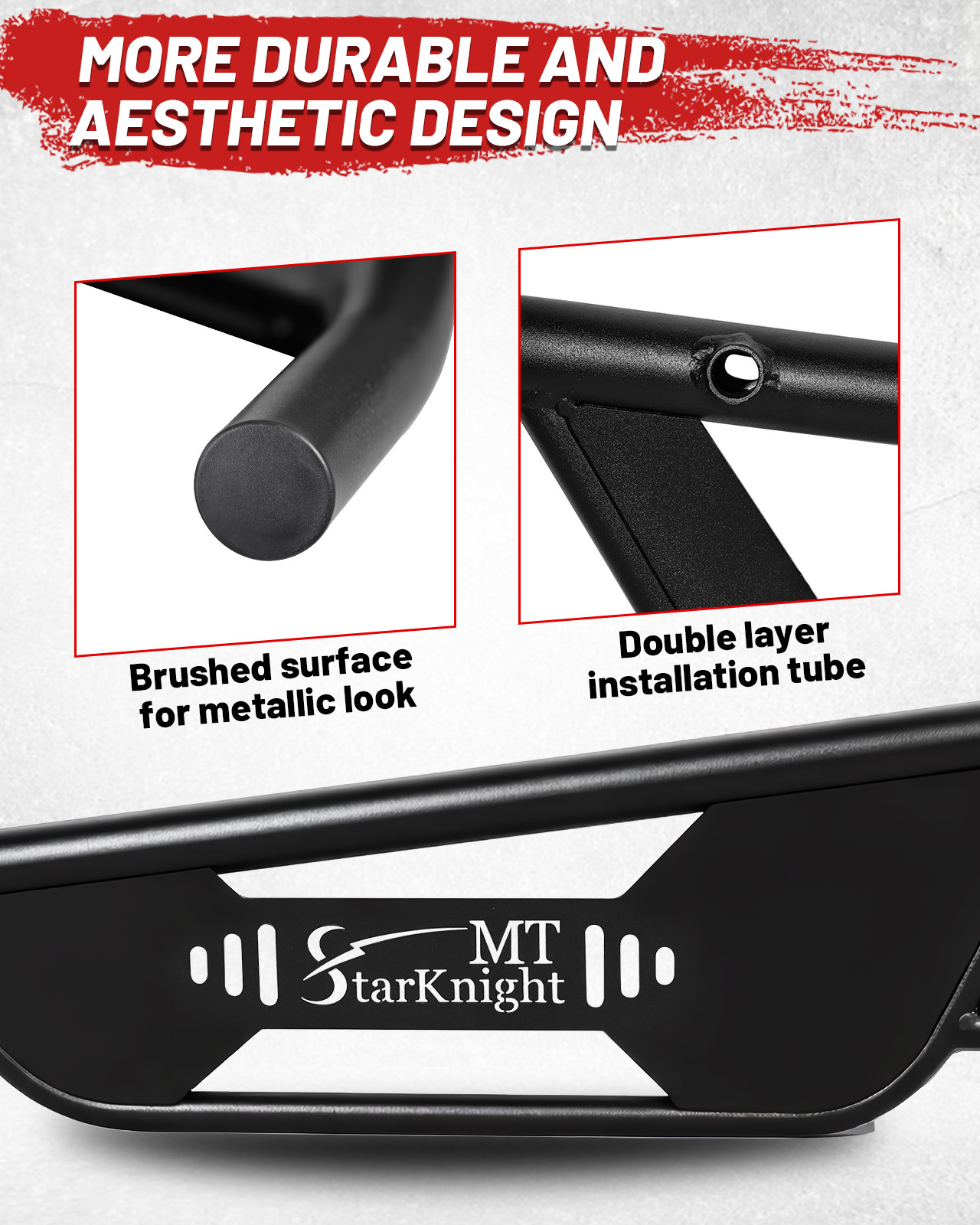 Left Right Nerf Bars Rock Sliders for CFMOTO ZForce 950 Sport/ZForce 950 HO EX