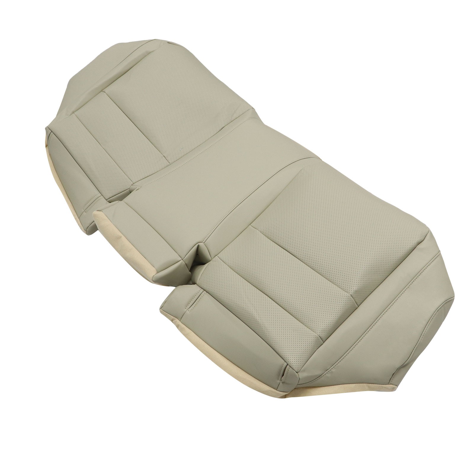 Front Bottom / Top / Rear Bottom Leather Seat Cover For 2009-2014 Acura TSX Tan