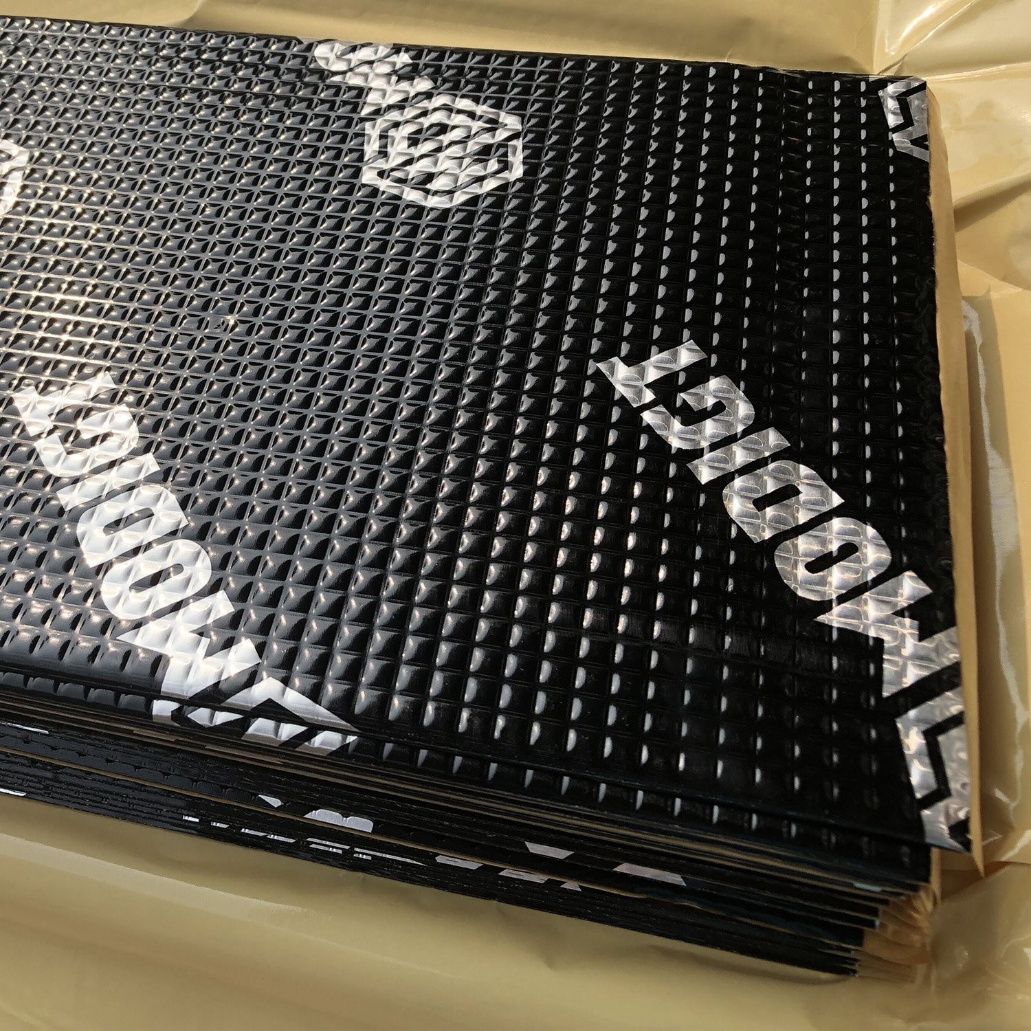 8/10/12 Sheets Butyl Sound Deadener Heat Insulation&Vibration Self-Adhesive Mat