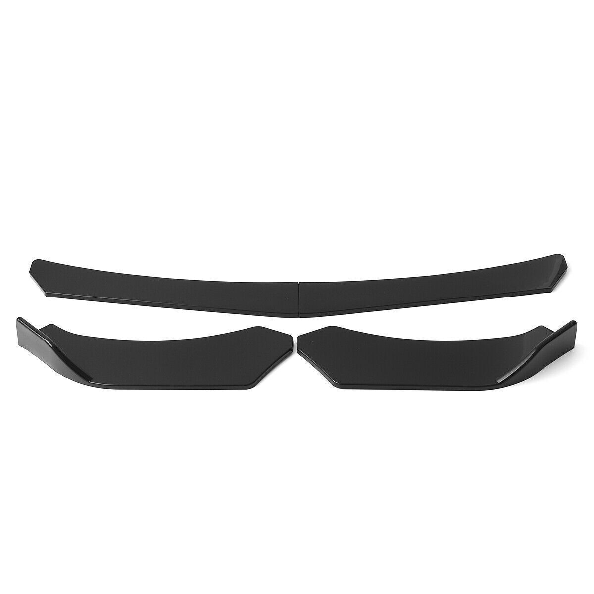 For Ram 1500 2011-17 Front Bumper Lip Chin Spoiler Splitters Glossy Black CAO